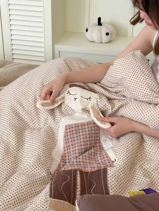 Double Yarn Cotton Quilts with Embroidery