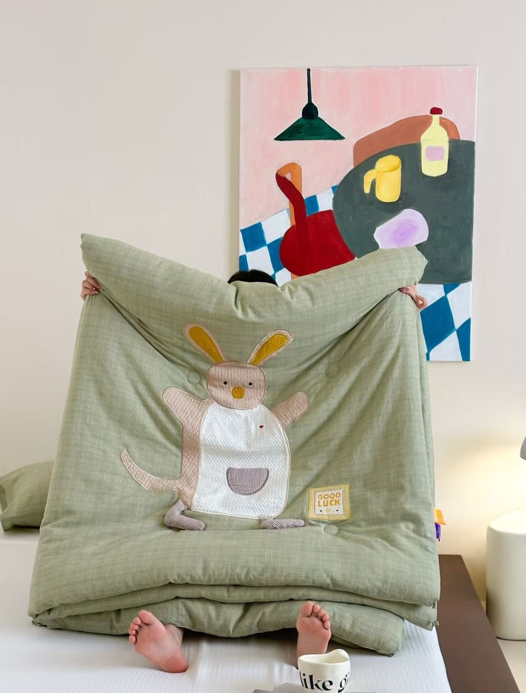 Double Yarn Cotton Quilts with Embroidery