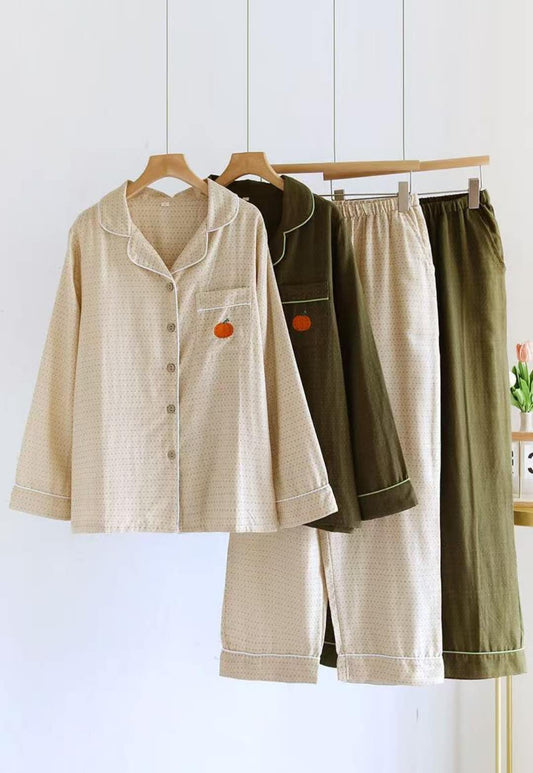 Double Yarn Cotton Pajamas
